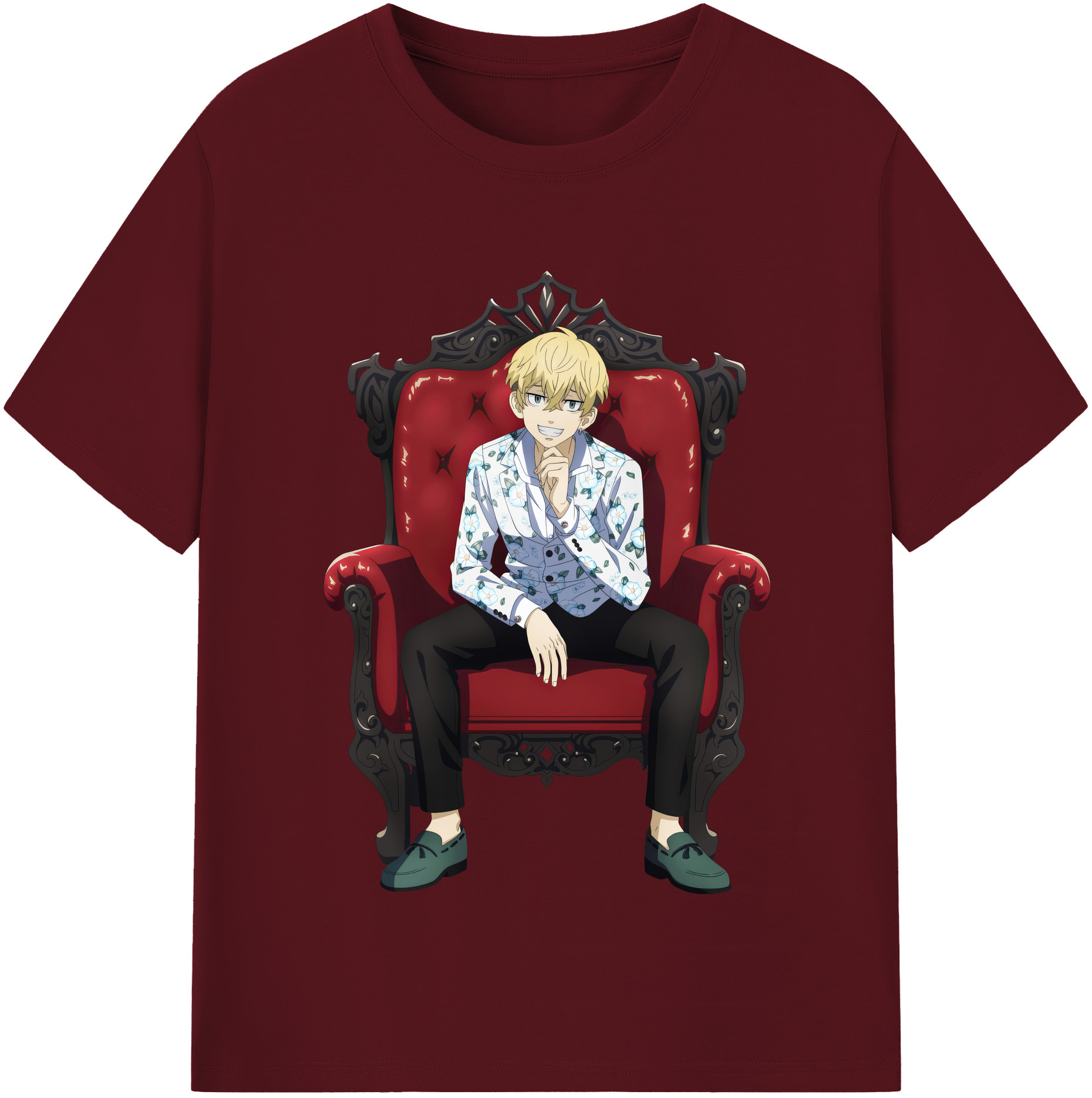 （画像用） 東京リベンジャーズ Tokyo Revengers 綿100％半袖Tシャツ（フロントプリント）